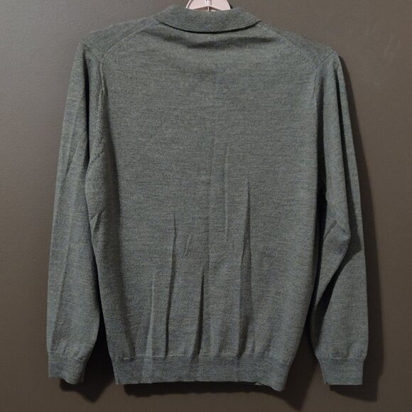 Jos. A. Bank Signature Collection 100% Merino Wool Grey Sweater SIZE LARGE - Picture 3 of 4